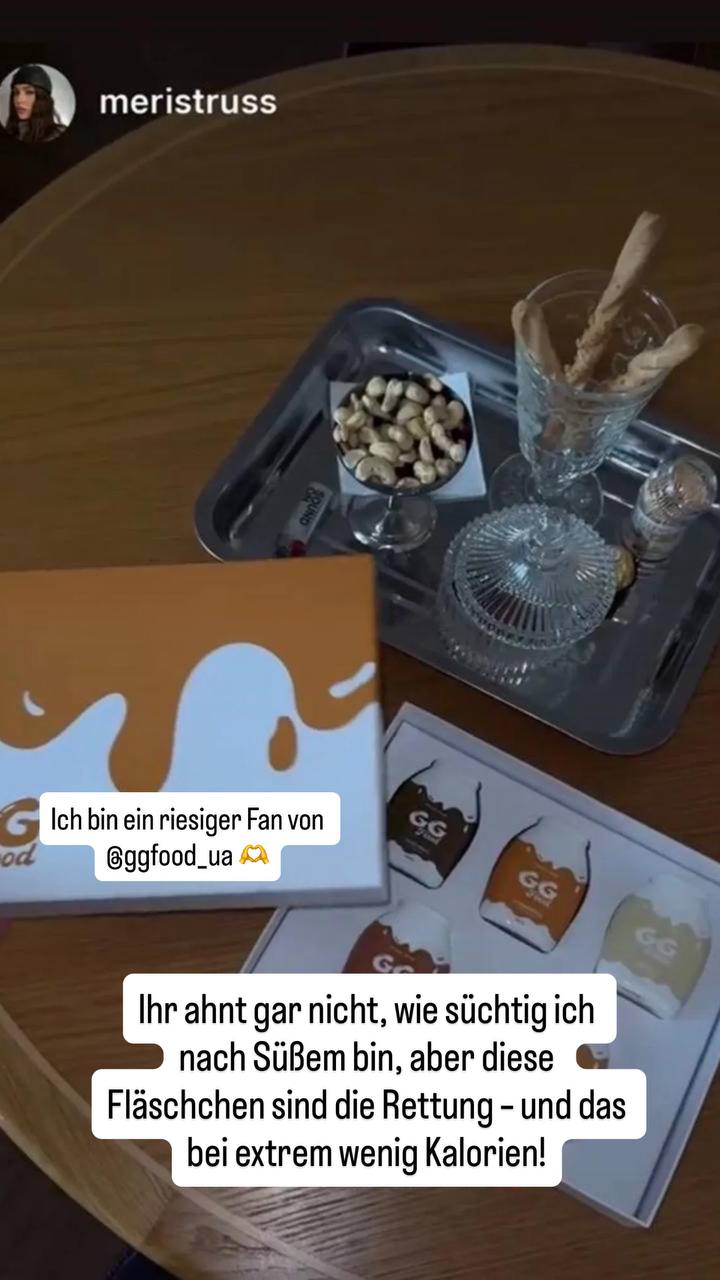 GG Food auf dem Tablett